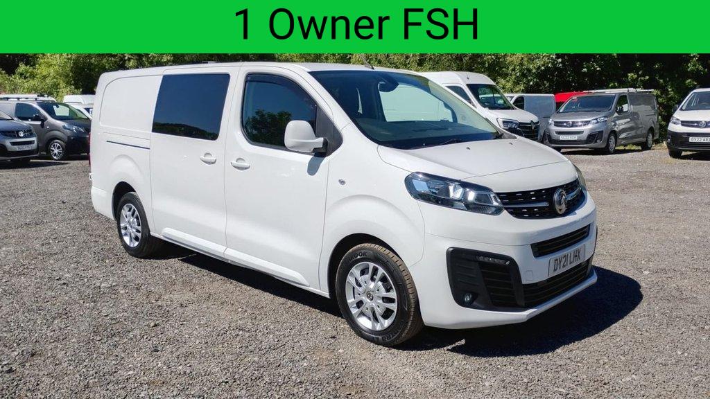 Vauxhall Vivaro 2.0 Turbo D 3100 Sportive Crew Van Double Cab 5dr Diesel Manual L2 H1 Euro 6 (s/s) (120 ps)