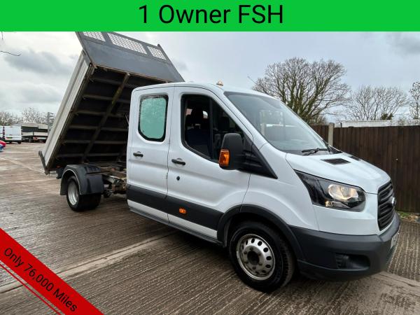 Ford Transit 2.0 350 EcoBlue Chassis Double Cab 4dr Diesel Manual RWD L3 H1 Euro 6 (DRW) (130 ps)