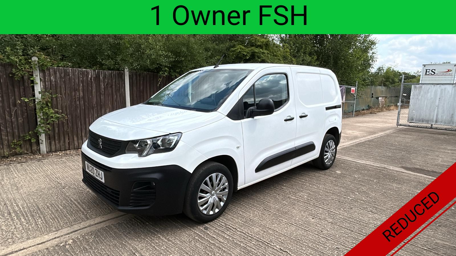 Peugeot Partner 1.5 BlueHDi 1000 Professional Standard Panel Van 5dr Diesel Manual SWB Euro 6 (s/s) (100 bhp)