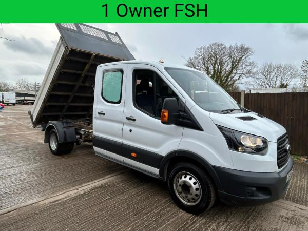 Ford Transit 2.0 350 EcoBlue Chassis Double Cab 4dr Diesel Manual RWD L3 H1 Euro 6 (DRW) (130 ps)