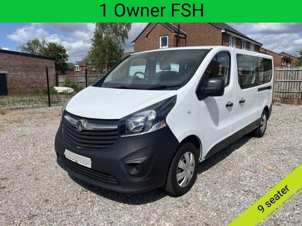Vauxhall Vivaro 1.6 CDTi 2900 Combi Van Double Cab 5dr Diesel Manual L2 H1 Euro 6 (s/s) (9 Seat) (120 ps)