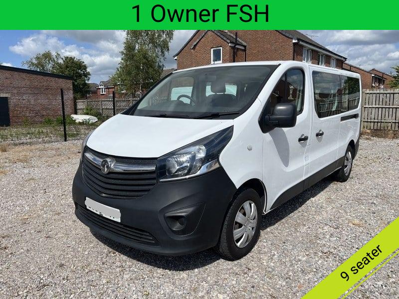 Vauxhall Vivaro 1.6 CDTi 2900 Combi Van Double Cab 5dr Diesel Manual L2 H1 Euro 6 (s/s) (9 Seat) (120 ps)