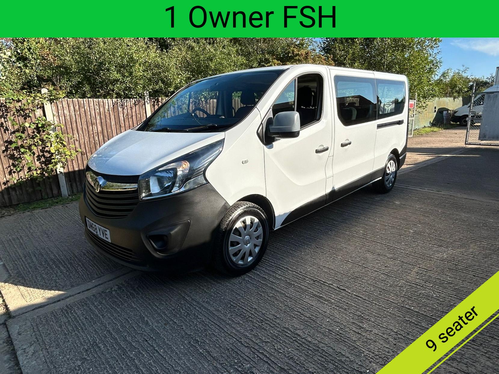 Vauxhall Vivaro 1.6 CDTi 2900 Combi Van Double Cab 5dr Diesel Manual L2 H1 Euro 6 (s/s) (9 Seat) (120 ps)