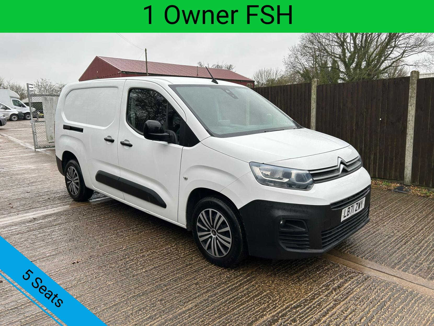 Citroen Berlingo 1.5 BlueHDi 850 Enterprise XL Pro Crew Van Double Cab 6dr Diesel Manual LWB Euro 6 (s/s) (100 ps)